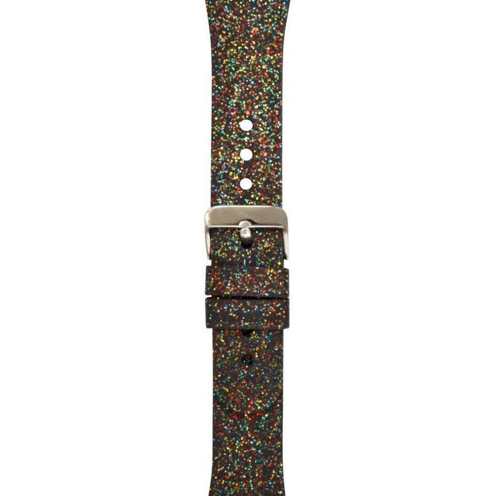 INC Rainbow Glitter Silicone Apple Watch 42"